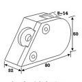 Spezielle Edelstahl-Glas-Klemme für Handlauf-Tube (CR-060)